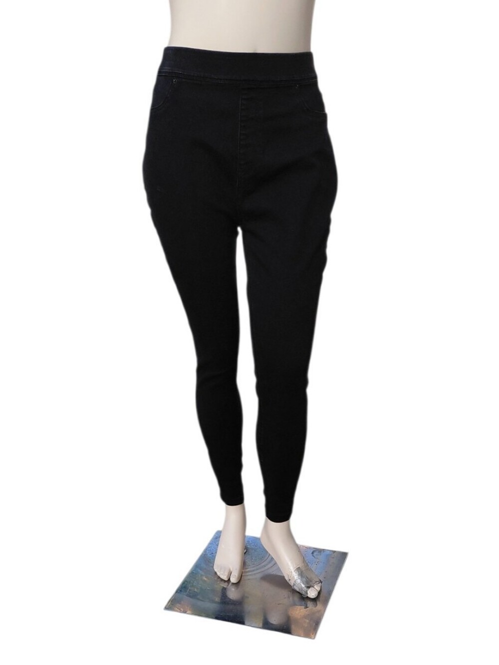 92426E Terra&Sky Pull-up Skinny Jeans Size 1X (16W-18W) W36" 26" Inseam 12" Rise